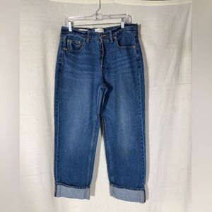 Universal Thread High-rise wide leg Light Blue Denim Jeans Size 10R